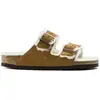 Image de Birkenstock 1001135 Arizona Shearling mink, Suede Leather Homme Mink EU 38
