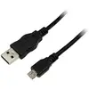 Image de LogiLink Câble USB USB 2.0 USB-A mâle, USB-Micro-B mâle 0.60 m noir CU0057