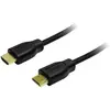 Image de Câble de raccordement LogiLink HDMI Fiche mâle HDMI-A, Fiche mâle HDMI-A 1.00 m noir CH0035 4K UHD Câble HDMI