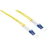 Image de LogiLink FP0LC01 fibre optique FO Câble de raccordement 1.00 m jaune 9/125 µ Singlemode OS2
