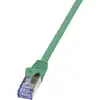 Image de Câble réseau RJ45 CAT 6A S / FTP LogiLink - 2 connecteurs RJ45 - 0,50 m - Vert - CQ3025S
