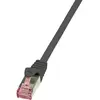 Image de Câble réseau LogiLink CAT. 6 S/FTP 1.50 m, noir - CQ2043S - 1.50 m - noir - [1x RJ45 mâle - 1x RJ45 mâle]
