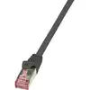 Image de Câble réseau LogiLink CAT6 S/FTP 10 m noir - CQ2093S - 10.00 m - noir - [1x RJ45 mâle - 1x RJ45 mâle]