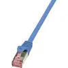Image de Câble réseau RJ45 CAT 6 S / FTP LogiLink - 2 connecteurs RJ45 - 5 m - Bleu - CQ2076S