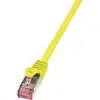 Image de Câble réseau RJ45 CAT 6 S / FTP LogiLink - 2 connecteurs RJ45 - 10 m - Jaune - CQ2097S