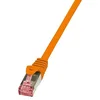Image de LogiLink PrimeLine Câble réseau Cat6 S/FTP AWG27 PIMF LSZH 1 m Orange