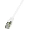 Image de Câble réseau LogiLink CAT 6A S/FTP 0.25 m blanc - CP2011S - 0.25 m - blanc - [1x RJ45 mâle - 1x RJ45 mâle]