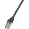 Image de Câble réseau LogiLink CAT5 6F/UTP 0.50 m noir - CP2023S - [1x RJ45 mâle - 1x RJ45 mâle]