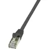 Image de Câble réseau LogiLink CAT 6 F/UTP 1 m noir - CP2033S - [1x RJ45 mâle - 1x RJ45 mâle]