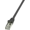 Image de Câble réseau LogiLink CAT 6 F/UTP 5 m, noir - CP2073S - [1x RJ45 mâle - 1x RJ45 mâle]