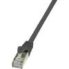 Image de LogiLink CP2083S RJ45 Câble réseau, câble patch CAT 6 F/UTP 7.50 m noir avec cliquet dencastrement 1 pc(s)