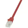 Image de Câble réseau RJ45 CAT 6 U / UTP LogiLink - 2 connecteurs RJ45 - 3 m - Rouge - CP2064U