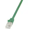 Image de Câble réseau RJ45 CAT 6 U / UTP LogiLink - 2 connecteurs RJ45 - 0,50 m - Vert - CP2025U