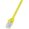 Image de Câble réseau RJ45 CAT 6 U / UTP LogiLink - 2 connecteurs RJ45 - 3 m - Jaune - CP2067U