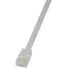 Image de Câble réseau LogiLink CAT 6 U/UTP 2m blanc - CF2051U - [1x RJ45 mâle - 1x RJ45 mâle]