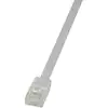 Image de Câble réseau LogiLink CAT 6 U/UTP 15 m blanc - CF2101U - [1x RJ45 mâle - 1x RJ45 mâle]