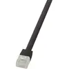 Image de Câble réseau LogiLink CAT 6 U/UTP 5m noir - CF2073U - [1x RJ45 mâle - 1x RJ45 mâle]