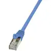 Image de LogiLink CP1066S RJ45 Câble réseau, câble patch CAT 5e F/UTP 3.00 m bleu avec cliquet dencastrement 1 pc(s)