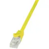 Image de Câble réseau LogiLink CAT 5e U/UTP 3 jaune - CP1067U - 3.00 m - jaune - [1x RJ45 mâle - 1x RJ45 mâle]