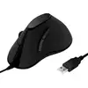 Image de LogiLink ID0158 Souris ergonomique USB optique noir 5 Boutons 1000 dpi ergonomique