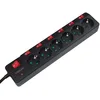 Image de Logilink LPS233 Multiprise Intérieur 1, 5 M 6 Sortie(S) Ca Noir - Multiprises (Intérieur, 1, 5 M, 6 Sortie(S) Ca, Type C (Europlug), Type C, IP20)