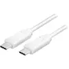 Image de LogiLink CU0131 câble USB 1 m USB C Mâle Blanc - Câbles USB (1 m, USB C, USB C, 3.1 (3.1 Gen 2), 10000 Mbit/s, Blanc)