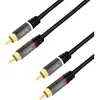 Image de Câble de raccordement LogiLink CA1207 Cinch-RCA audio 5.0 m noir blindé, code couleur