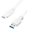 Image de LogiLink CU0166 Câble de raccordement USB 3.2 Gen 1 (1.5m) EU Weiß