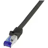 Image de LogiLink C6A113S RJ45 Câble USB CAT 6a S/FTP 20.00 m noir 1 pc(s)