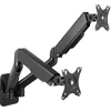 Image de LogiLink BP0146 Support Mural pour écran Double 17-32" avec Ressort à gaz 90-540 mm