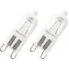 Image de OSRAM HOMELIGHTING Ampoule halogène Eco CEE: G (A - G) G9 43 mm 230 V 50 W blanc chaud culot à ergots à intensité variable 2 pc(s)
