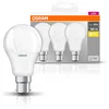 Image de OSRAM Ampoule LED, Lot de 3 Ampoules, Blanc chaud 2700 K, Remplace les ampoules conventionnelles 60 W, Ampoules Mates