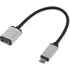 Image de Renkforce USB 3.0 Adaptateur [1x USB-C® mâle - 1x USB 3.0 femelle type A] RF-USBA-MS-01 0.15 m gainé