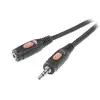 Image de Rallonge Speaka 3,5 mm 10 m SpeaKa Professional SP-7870228 [1x Jack mâle 3.5 mm - 1x Jack femelle 3.5 mm] 10.00 m noir