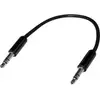 Image de Câble de raccordement jack 3,5 mm Speaka Professional SuperSoft noir 0,1 m SpeaKa Professional SP-7870496 [1x Jack mâle 3.5 mm - 1x Jack mâle 3.5 mm] 10.00 cm