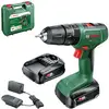 Image de Perceuse-visseuse sans fil, Visseuse sans fil Bosch Home and Garden EasyImpact 18V-40 06039D8108 18 V 2.0 Ah Li-Ion + 2 batteries, + chargeur