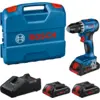 Image de Bosch GSR18V-45 Jeu De Visseuses Sans Fil 18V Li-ion (3x Batterie 4Ah) Dans Coffret L - 45Nm