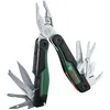 Image de Bosch Outil multifonctions 16-en-1 (bricolage, extérieur et camping ; acier inox ; fonction verrouillage ; Softgrip ; 16 fonctions : pince, cutter, tournevis, couteau, scie, etc.)