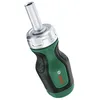 Image de Bosch tournevis court à cliquet avec 6 embouts (compact et à couple élevé pour vissage et dévissage performants ; 6 embouts   PZ1/2,PH2,SL4,TX25,HEX5 ; ergonomique ; porte-embout magnétique)