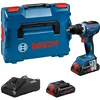 Image de Bosch Professional 18V System Perceuse-visseuse sans fil GSR 18V-65 (moteur sans balais, longueur de tête 166, incl. 2 batteries ProCORE18V 4.0Ah, L-BOXX)