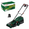 Image de Bosch Tondeuse à Gazon sans-Fil ROTAK18V-34 (Largeur de Coupe: 34 cm, Hauteur de Coupe: 25-65 mm, Sac de ramassage en Tissu 35 l, Accessoire de Mulching, sans Batterie)