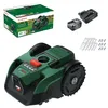 Image de Bosch Tondeuse Robot sans-Fil VISIMOW18V-200 (pour pelouses Jusqu’à 200 m², Largeur de Coupe: 18 cm, Hauteur de Coupe: 20-60 mm, avec Lames de Rechange, Batterie et Chargeur)