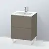Image de Duravit L-Cube Meuble sous-vasque, 2 tiroirs, LC662509090,