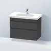 Image de Duravit DuraStyle Meuble sous-vasque, 2 tiroirs, DS648404949,