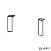 Image de Duravit Universal Pieds pour meuble sous-lavabo, UV999100000,