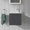 Image de Duravit L-Cube Meuble sous-vasque, 1 porte, LC6272L4949,
