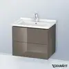 Image de Duravit L-Cube Meuble sous-vasque, 2 tiroirs, LC626408989,