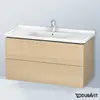 Image de Duravit L-Cube Meuble sous-vasque, 2 tiroirs, LC626607171,