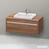 Image de Duravit Ketho Meuble avec plan de toilette, KT679507979,