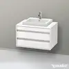 Image de Duravit Ketho Meuble avec plan de toilette, KT675402222,